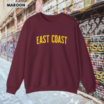 20240209155416 1 Oversized East Coast Sweatshirt Maroon